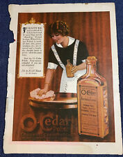 Vintage 1917 O-CEDAR Furniture Polish Ad Old Dutch Cleanser Decor Print Ad 10x13 picture