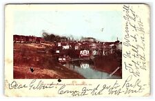 c1901-07 Postcard Ohio River Steamboat Landing Evansville IN Color  pd22 picture