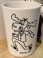 Vintage Bullwinkle J. Moose and Kids Plastic Cup - Jay Ward picture