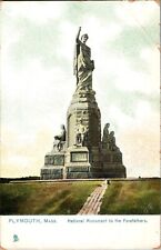 National Monument to Forefathers, Plymouth, Massachusetts MA Postcard picture