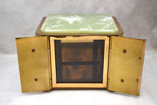 Nice Older Exposition Tabernacle with Key, Perfect for Chapel, 8 1/8