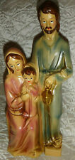 Vintage Holy Family Mary Joseph Jesus Figurine Star Japan 11