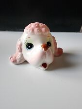 1950's Pink Poodle Eyeglass Stand Kitsch Figurine Pink picture