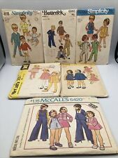 Vintage Lot of 6 Toddlers’ Children’s Sewing Patterns Simplicity McCall’s Other picture