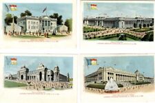 Set of 4 Official Post Cards of the St. Louis World's Fair - World's Fair picture