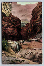 Fred Harvey Gorges Bath Falls Hermit Creek Grand Canyon Arizona #7510 Antique PC picture