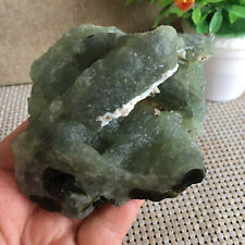 348g  Natural green chalcedony  agate crystal specimen Indonesia  md361 picture