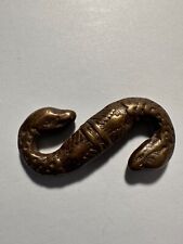 Old US Civil War 19th Century Double Headed Snake Belt Buckle picture
