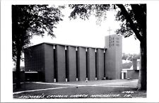 Real Photo Postcard St. Mary's Catholic Church in Manchester, Iowa picture