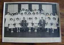 1950s Class Photo Moler School of Hair Dressing Vancouver Canada beauty school picture