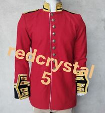 New Men's Red British Queen Guard Jacket Civil War Men Wool Coat Fast Shipping picture