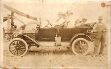 VTG Postcard- . Car with family. Unused 1908 picture