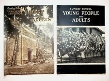 Lot of 2 Vintage 1927 & 1928 Sunday School Southern Baptist Convention Magazines picture