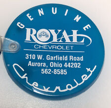 Aurora Ohio Royal Chevrolet Chevy Auto Car Dealer Dealership Vintage Keychain picture