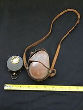 Vintage WW1 Brass Compass In Leather Case Dated 1916. picture