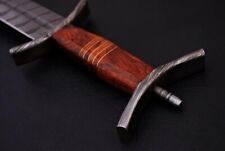 Custom HAND Forged Damascus Steel Viking Sword, Best Quality, Battle Ready Sword picture