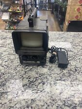 Vintage Panasonic Solid State Portable TV / AM/FM Radio Model TR-555R - Working picture