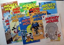 Gladstone Mickey Mouse Ten Issues, 221-225, 227-231, circa 1987 picture