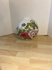 Beautiful Hand Painted Gone With The Wind Style Lamp Globe, Floral Design  picture