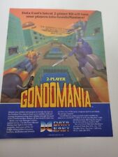 FLYERS  DATA EAST  GONDOMANIA   Arcade Video Game advertisement original see pic picture