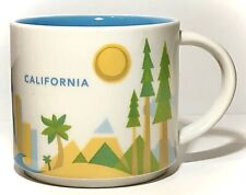 Starbucks You Are Here Mug California 14oz Sunshine 2013 Multicolor Ceramic  EUC picture