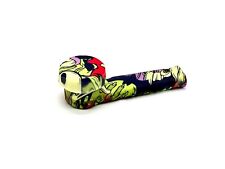 Discreet Silicone Smoking Pipe- Rubber Silicone Glass Bowl picture