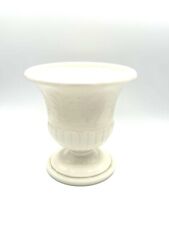Vintage Monax white raised Fan design Urn /vase gorgeous shape and design work picture