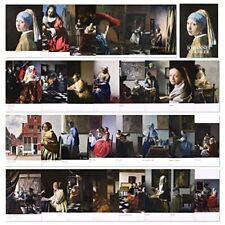 Johannes Vermeer Art Postcards - 30 Pcs Art Gift Invitation Post Cards Set Si... picture