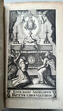 Old & rare miniature religious book - 1644 - Vitam Aeternam - Joao Evangelista picture