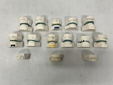 Lot 25 Vtg Dental Oddity Plaster Real Tooth Teeth Molds Dentist Cast Impressions picture