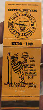 Vintage Front 20 Strike Matchbook Cover - The Rusty Harpoon Kaanapali, HI picture