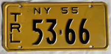 1955 New York Trailer License Plate (#53-66) 
