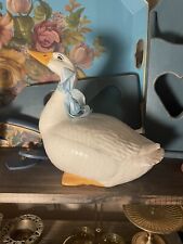 vintage ceramic goose figurine picture