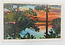 Vintage  1939 Postcard Montana Lake Scene 