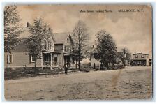 1912 Main Street Looking North Millwood New York NY, Dirt Road Antique Postcard picture