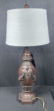✨NOS Vintage 1980s Stylecraft Rams Head Alabaster Table Lamp 30”H✨ picture