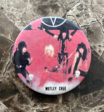 Vintage 1980’s Motley Crue Concert Pinback Button 2.25” picture