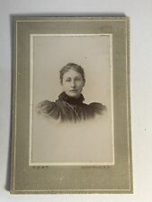 Photograph CDV Beautiful Woman Taft Glens Falls , NY Cabinet Card picture