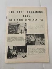 1966 Iowa City High School Yearbook Red & White Supplement Last Remaining Days picture
