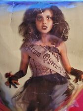  Girls Gothic Prom Queen Halloween Costume Size 3-4 Years  picture
