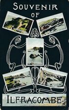 ILFRACOMBE - Five Scenes Souvenir of Ilfracombe Postcard - North Devon - England picture