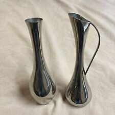 Vintage & Rare Silver Plated Bud Vases picture