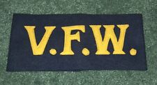 Original WWII Era VFW Veterans Of Foreign Wars Felt Arm Band Brassard picture