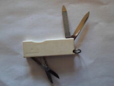 VICTORINOX Tomo White Swiss Army Folding Knife w/ Scissors File picture