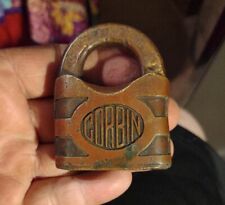 Vintage Corbin Padlock With No Key New Britain, Connecticut USA Collectible Used picture