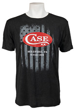 CASE XX Knives U.S. Flag & Red Logo Black Cotton XXX-Large T-Shirt 52591 picture