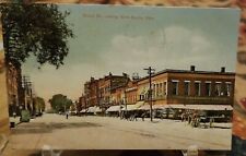 ELYRIA  OHIO OH BROAD STREET looking West  1913 POSTCARD CLEVELAND NEWS picture