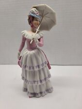 VINTAGE RETIRED HOMCO HOME INTERIOR PORCELAIN VICTORAIN LADY FIGURINE #1431 picture