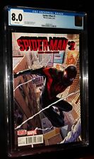 SPIDER-MAN #1 2016 Marvel Comics CGC 8.0 Very Fine White Pages picture