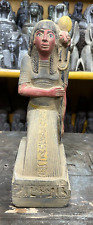Ancient Egyptian Antiques Senunment with khnum Statue God of NILE Egyptian BC picture